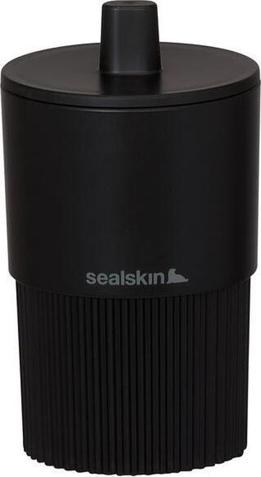 Sealskin brave - opbergbox met deksel - opbergpotje - vrijstaand - zwart