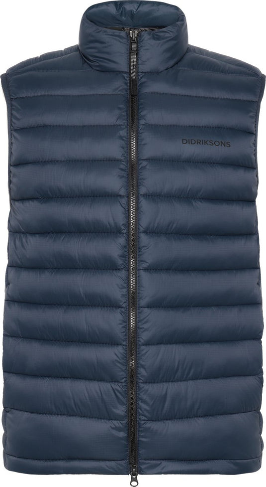 Didriksons marino usx vest unisex outdoorjas - sleepy blue