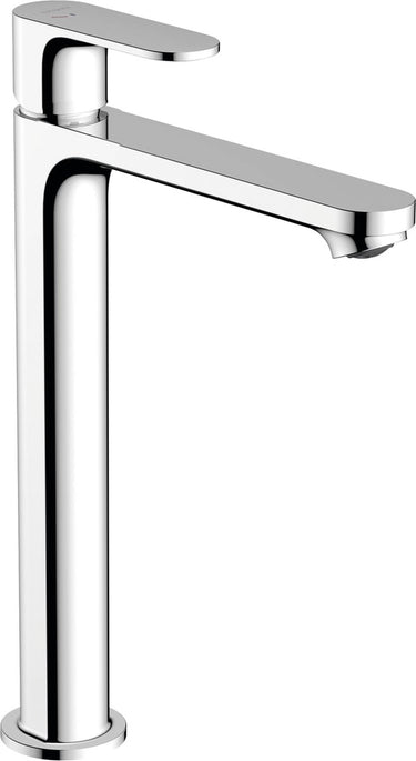 Hansgrohe rebris s - wastafelmengkraan - ééngreeps bediening - coolstart energiebesparend - zonder waste - 240mm maat - chroom