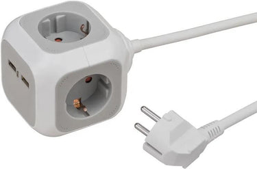 Brennenstuhl mehrfachverteiler alea power socket block with usb-charger