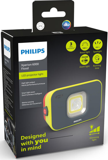 Philips werk- bouwlamp xperion 6000 handl. xperion 6000 flood