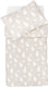 Jollein - dekbedovertrek met sloop 100x140cm - dekbed ledikant, dekbedovertrek baby - miffy snuffy - nougat