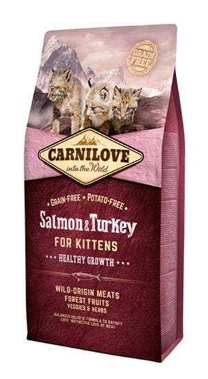 Carnilove cat salmon turkey kittens 6 kg