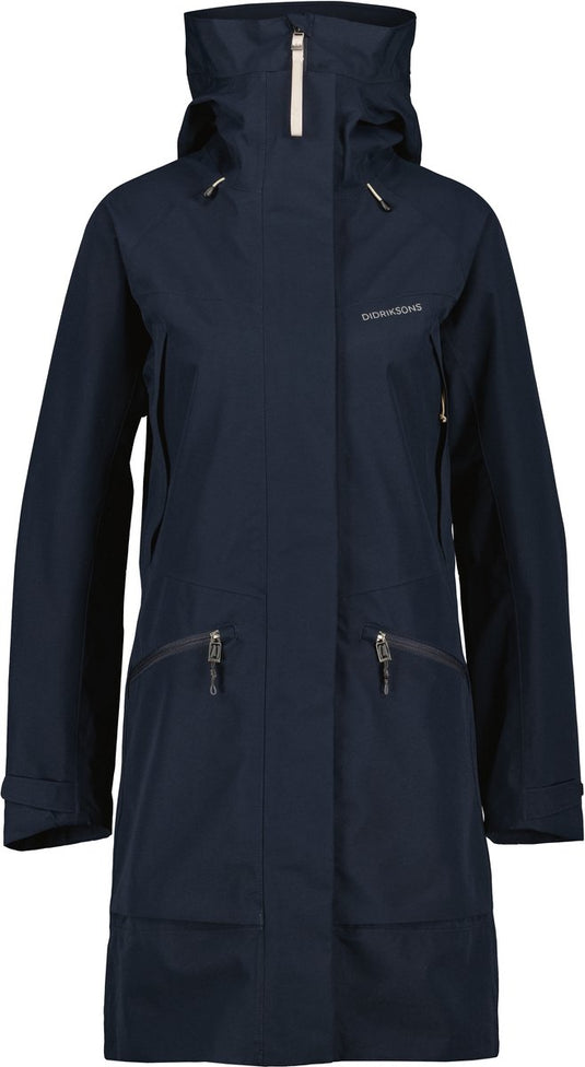 Didriksons ilma wns parka 8 dames outdoorjas - dark night blue