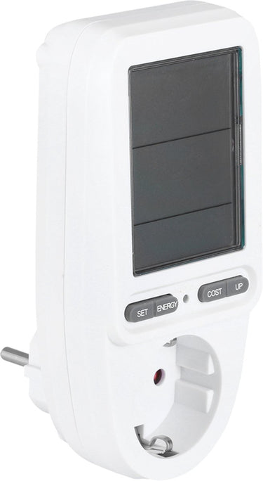 Q-link energiekostenmeter - randaarde - digitaal - memory - wit