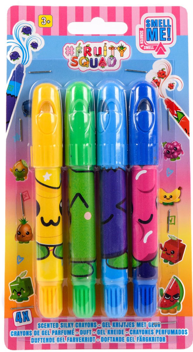 Load image into Gallery viewer, Fruitysquad - geur krijtstiften - 4 st.
