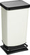 Rotho paso pedaalemmer - prullenbak 40l - bpa vrij - wit metallic