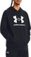 Under armour ua rival fleece logo hd-blk heren sporttrui - zwart - wit
