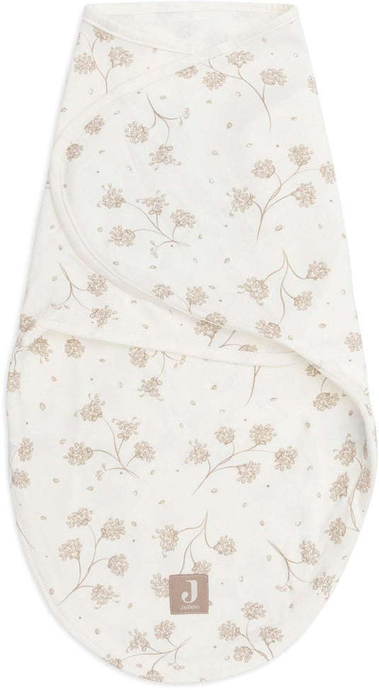 Jollein wrapper - slaapzak baby - 0-3 maanden - leafy dreams