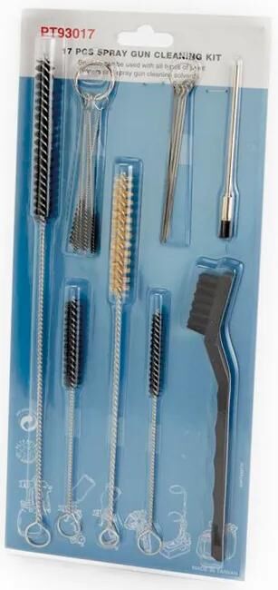 Profi color pistoolreinigingsset gun cleaning kit set m.brushes etc.