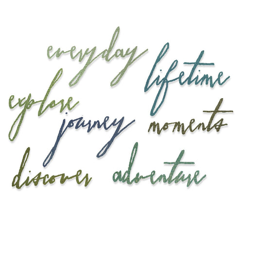Sizzix • handwritten journey by tim holtz