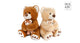 Take me home beer met baby 2 assortie pluche 25cm