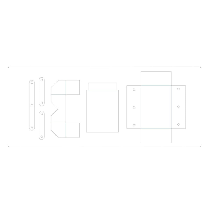 Load image into Gallery viewer, Sizzix • scoreboards xl die cantilever sewing box

