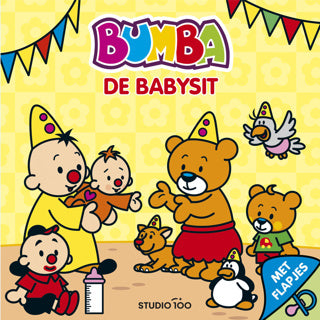 Studio 100 bumba kartonboek de babysit | 2 stuks