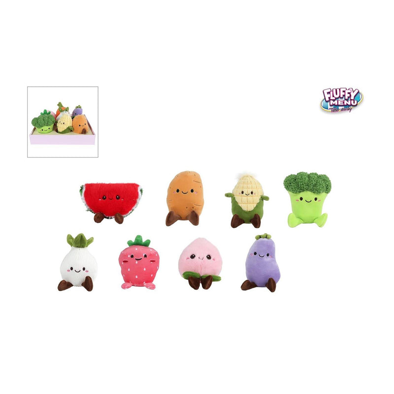 Afbeelding laden in galerijviewer, Van manen pluche groente en fruit knuffel speelgoed 12-14cm verrassing.
