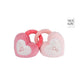 Take me home 2 harten met sleutelgat pluche 16cm