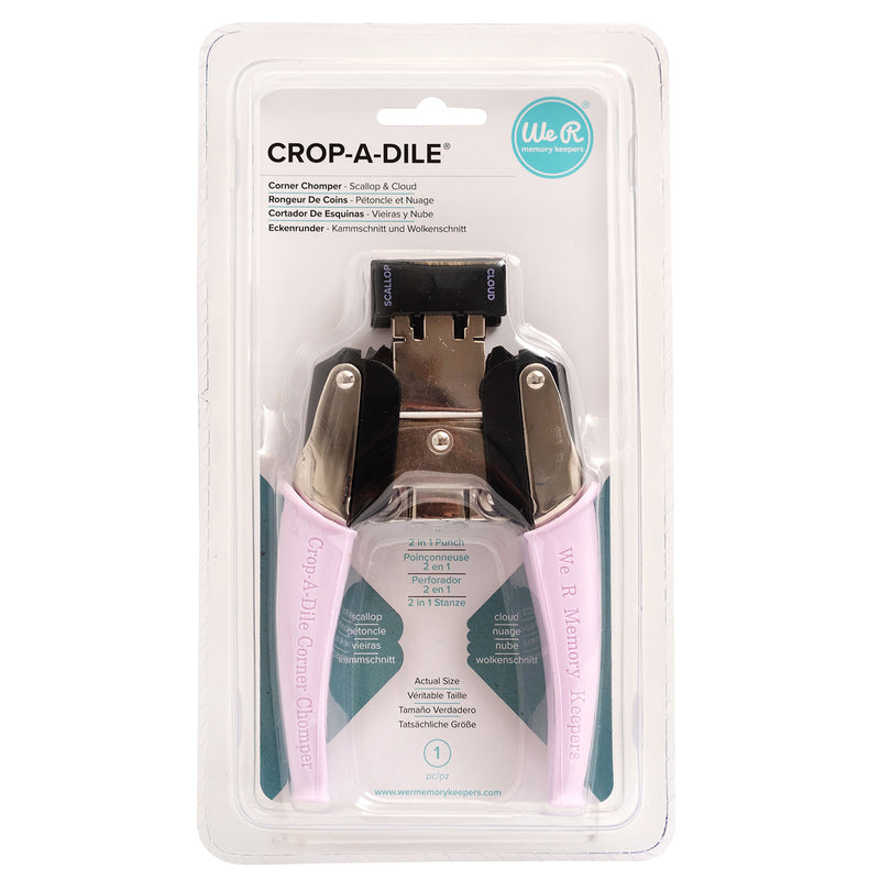 Load image into Gallery viewer, We r makers • crop-a-dile corner chomper scallop cloud
