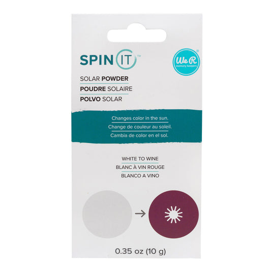 We r makers • spin it solar powder white to wine