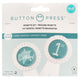 We r makers • button press rozetten set wit