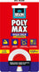Bison poly max® high tack express montage tape wit, universele dubbelzijdige montagetape 1,5 meter x 19mm, eenvoudig in gebruik, extra sterk, supersnel, ophangen zonder boren