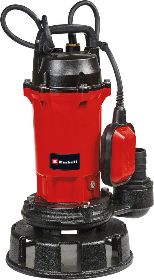 Einhell elektrische vuilwaterpomp ge-dp 900 cut - 900 w - 16.000 l u - geïntegreerd snijsysteem om grof vuil en vaste voorwerpen te vermalen