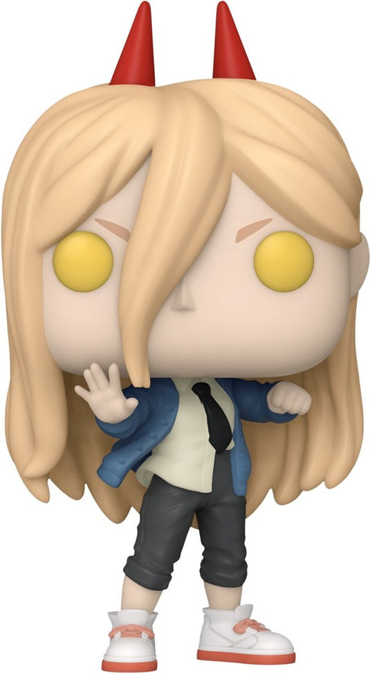 Funko chainsaw man power vinyl figuur 1681 pop! meerkleurig - pvc - anime, fan merch, tv-series