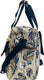 Willex shopper blue feather met schouderband