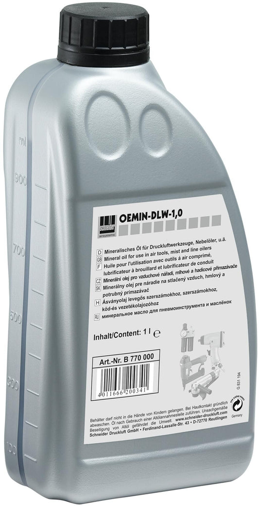 Schneider airsystems smeerolie oemin-dlw spec. oil for compressed zeuge