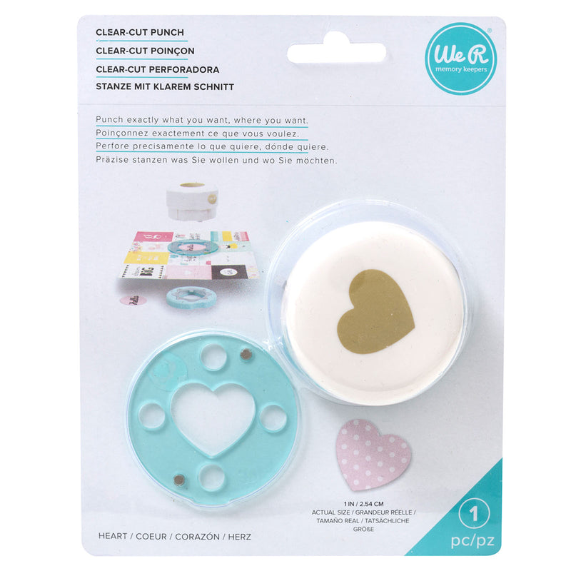 Load image into Gallery viewer, We r makers • clear cut pons heart
