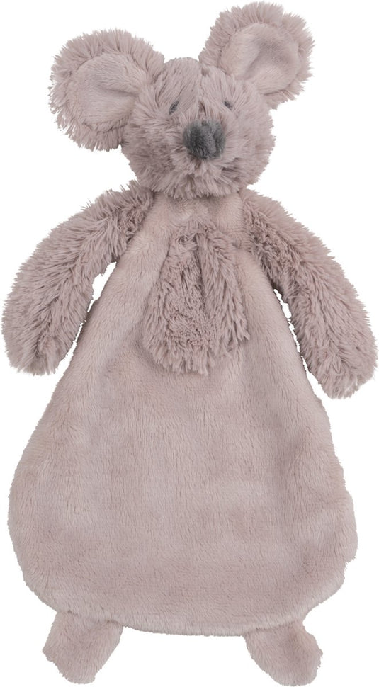 Happy horse muis mex knuffeldoekje - oud lila - baby cadeau