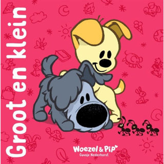 Boek woezel en pip groot en klein | 2 stuks