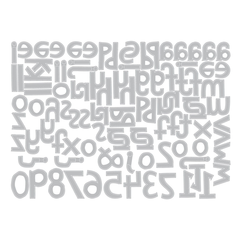 Load image into Gallery viewer, Sizzix • die set 102pcs alphanumeric cutout lower by tim holtz
