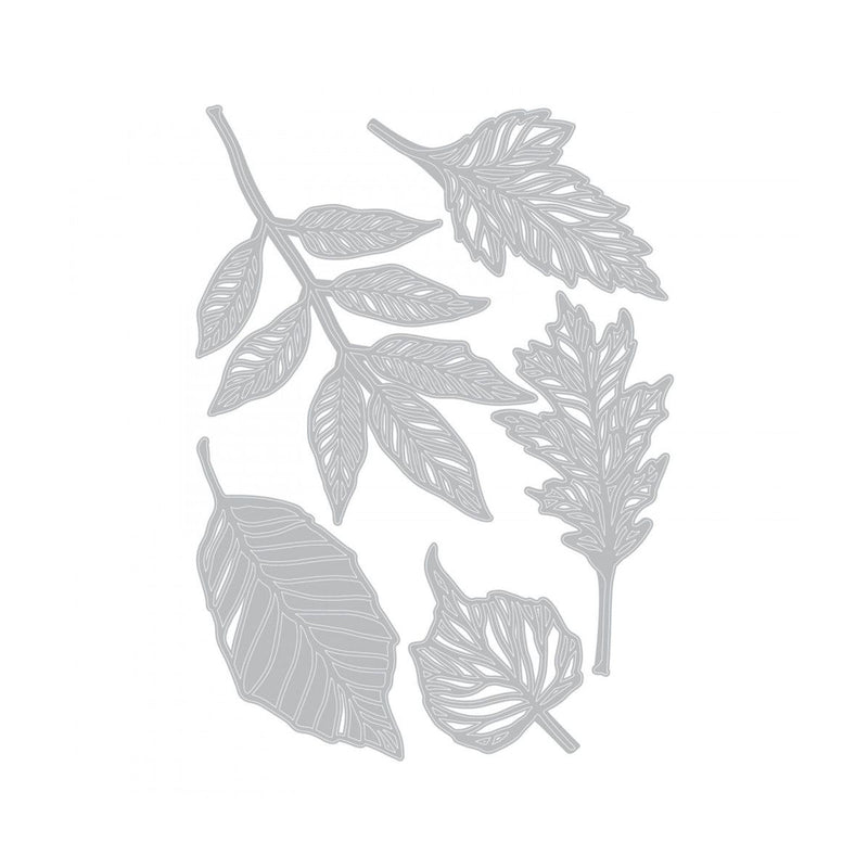 Load image into Gallery viewer, Sizzix • tim holtz thinlits die set skeleton leaves 5pcs
