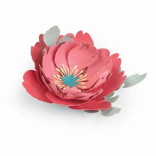 Sizzix • thinlits snijmal pioen