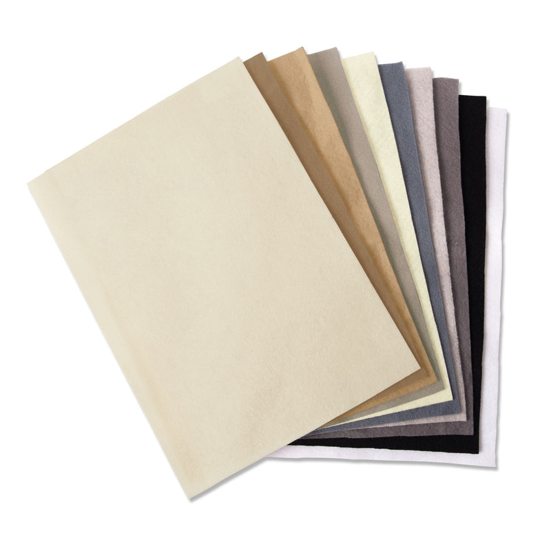 Load image into Gallery viewer, Sizzix • accessory felt sheets neutrals
