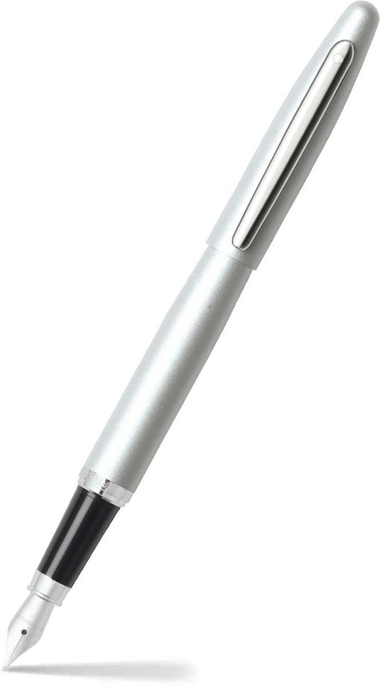 Sheaffer vulpen - vfm - zwart en zilver met chroom - penpunt m - sf-e0940053