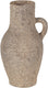 Woood sive decoratie kan - klei - zand - 42x22x20