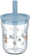 Mepal mio kinderbeker met rietje little dutch - 250 ml - makkelijk vast te houden - kinderservies - forest friends