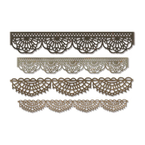 Sizzix • tim holtz thinlits die set crochet 4pcs