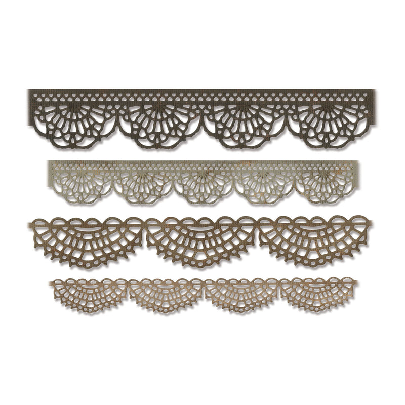 Load image into Gallery viewer, Sizzix • tim holtz thinlits die set crochet 4pcs

