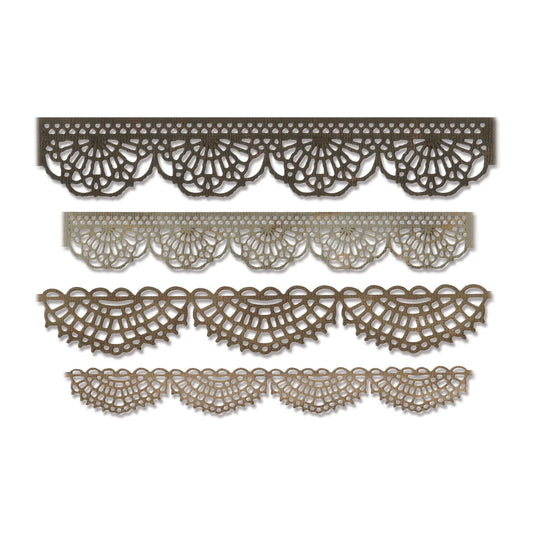 Sizzix • tim holtz thinlits die set crochet 4pcs