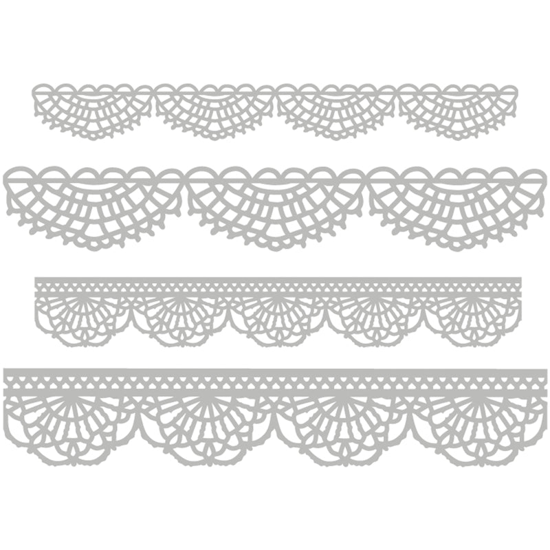 Load image into Gallery viewer, Sizzix • tim holtz thinlits die set crochet 4pcs
