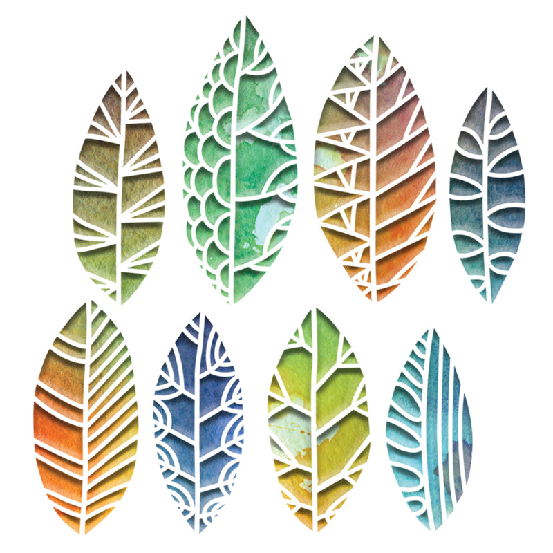 Load image into Gallery viewer, Sizzix • tim holtz thinlits die set cut out leaves 8pcs
