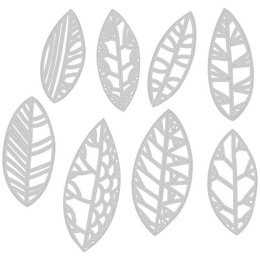 Sizzix • tim holtz thinlits die set cut out leaves 8pcs