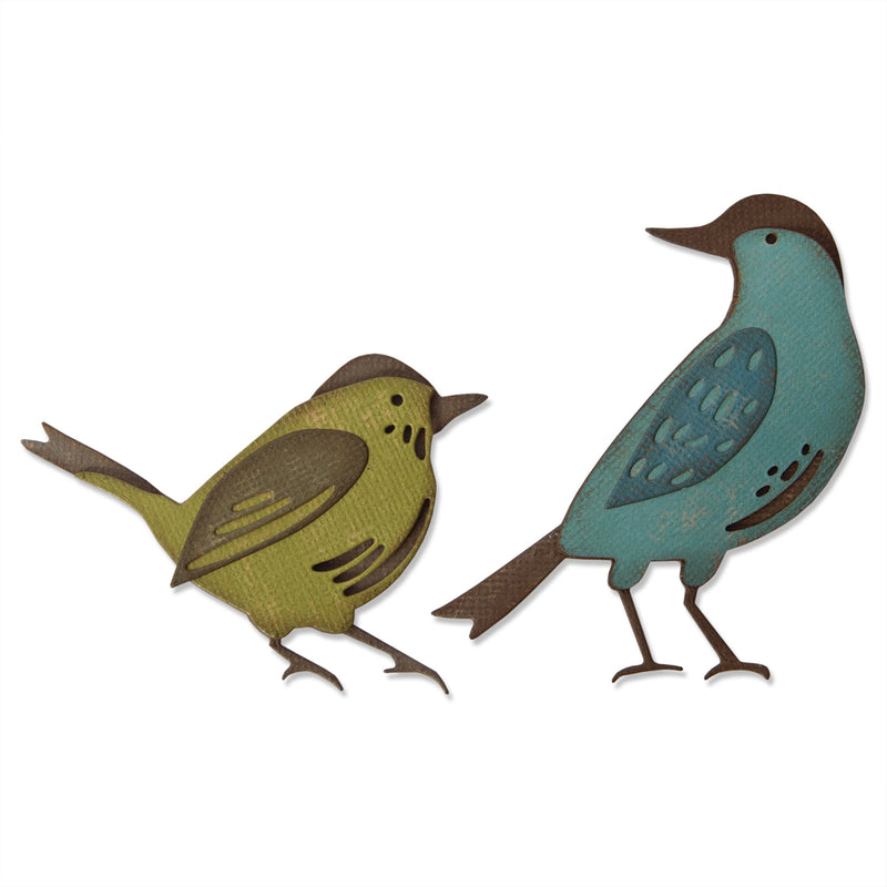 Load image into Gallery viewer, Sizzix • tim holtz thinlits die set feathered friends 6pcs
