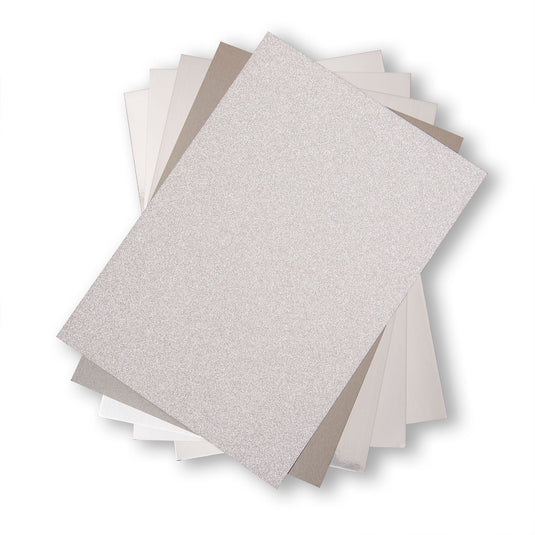 Sizzix • karton pak 20x29cm silver 50pcs