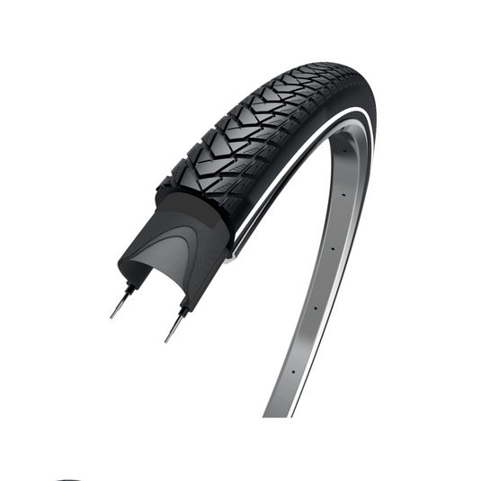 Wolff traveller, zwart met reflectie, 28x1.75, etrto 47-622