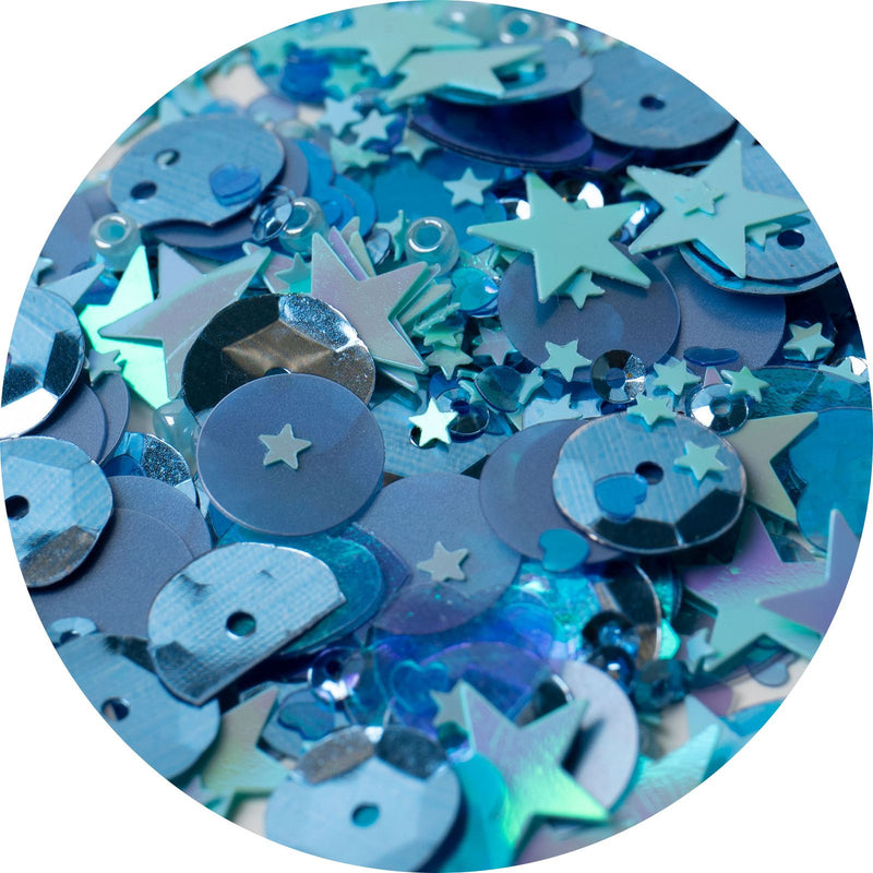 Load image into Gallery viewer, Sizzix • sequins beads bluebell
