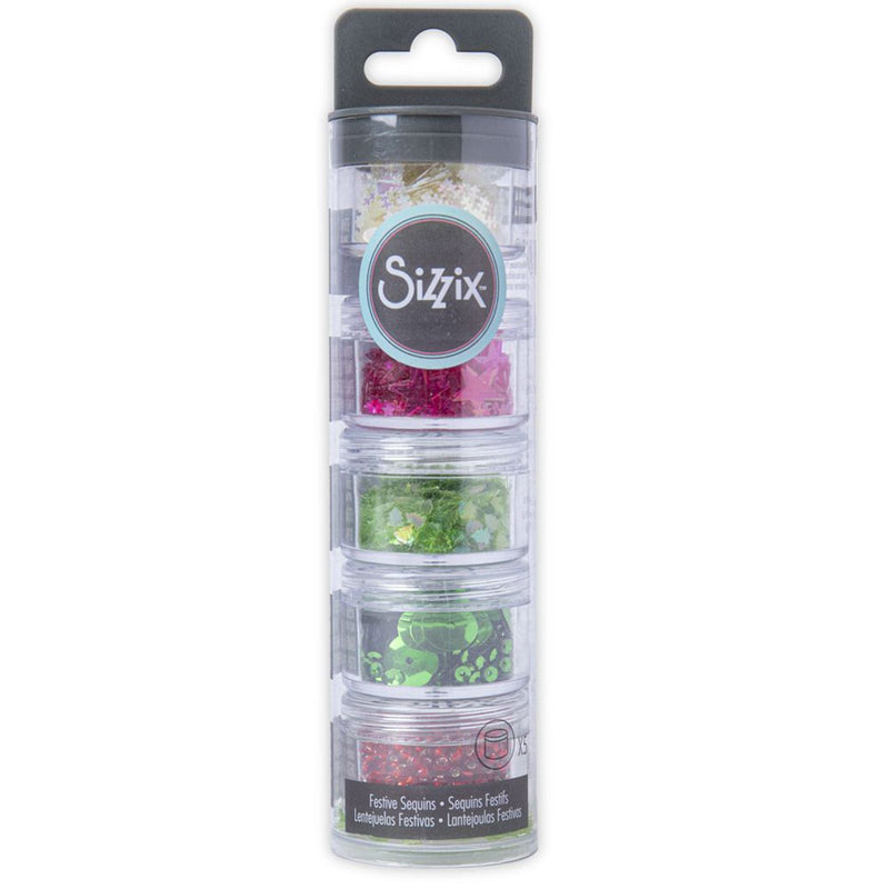 Load image into Gallery viewer, Sizzix • making essential sequins beads festive 5gram
