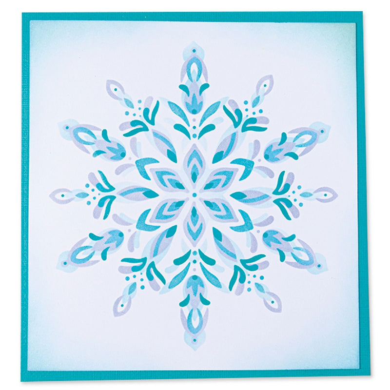 Load image into Gallery viewer, Sizzix • layered stencils snowflake 4stuks
